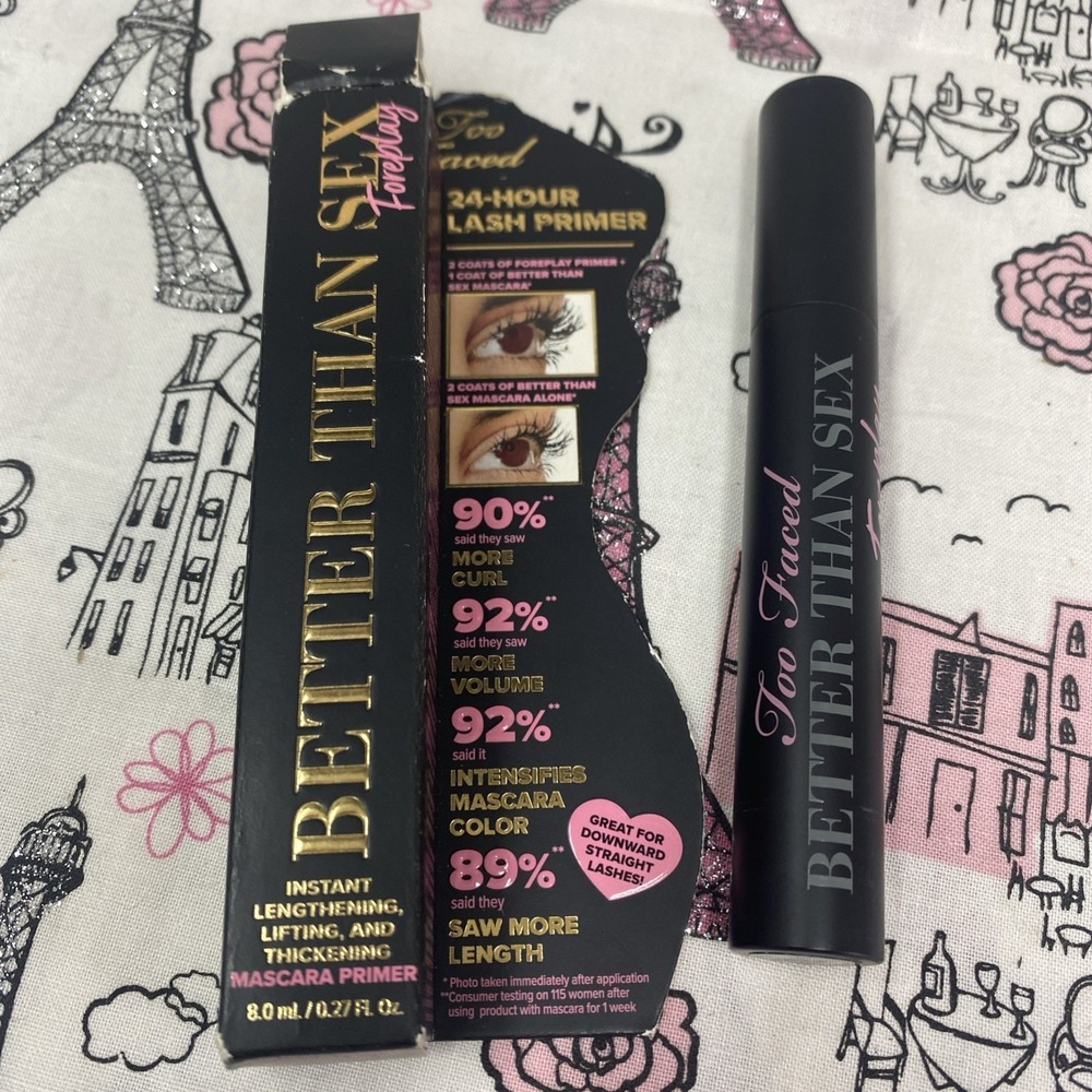 Too Faced Better Than Sex Mascara 24 Hour Primer Size 8.0 mL/0.27 Oz New in Box